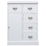 vidaXL Dulap cu 10 sertare, alb, 113 x 30 x 79 cm, lemn vidaXL Dulap cu 10 sertare, alb, 113 x 30 x 79 cm, lemn