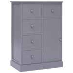 vidaXL Dulap cu 10 sertare, gri, 113x30x79 cm, lemn vidaXL Dulap cu 10 sertare, gri, 113x30x79 cm, lemn