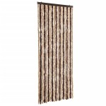 vidaXL Perdea pentru insecte, bej și maro deschis, 56x185 cm, Chenille vidaXL Perdea pentru insecte, bej și maro deschis, 56x185 cm, Chenille