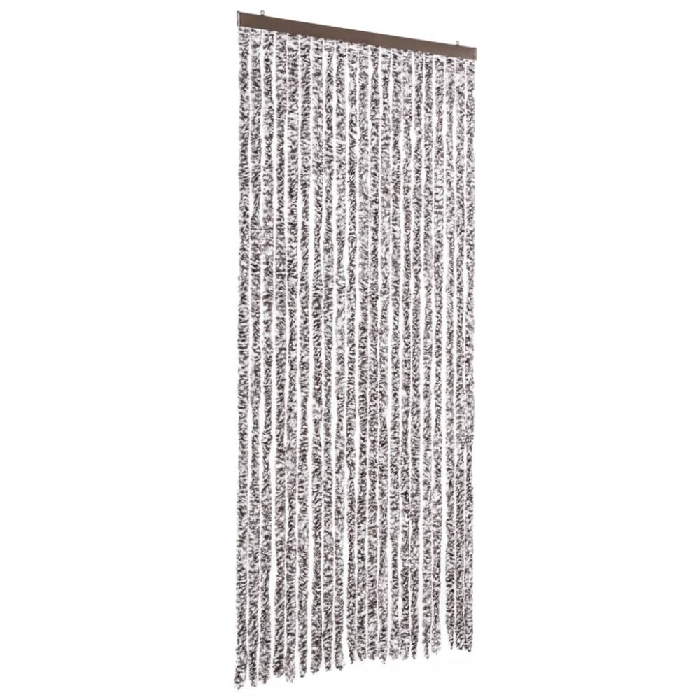 vidaXL Perdea pentru insecte, maro și bej, 90x220 cm, Chenille