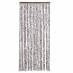 vidaXL Perdea pentru insecte, maro și bej, 90x220 cm, Chenille vidaXL Perdea pentru insecte, maro și bej, 90x220 cm, Chenille