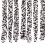 vidaXL Perdea pentru insecte, maro și bej, 90x220 cm, Chenille vidaXL Perdea pentru insecte, maro și bej, 90x220 cm, Chenille