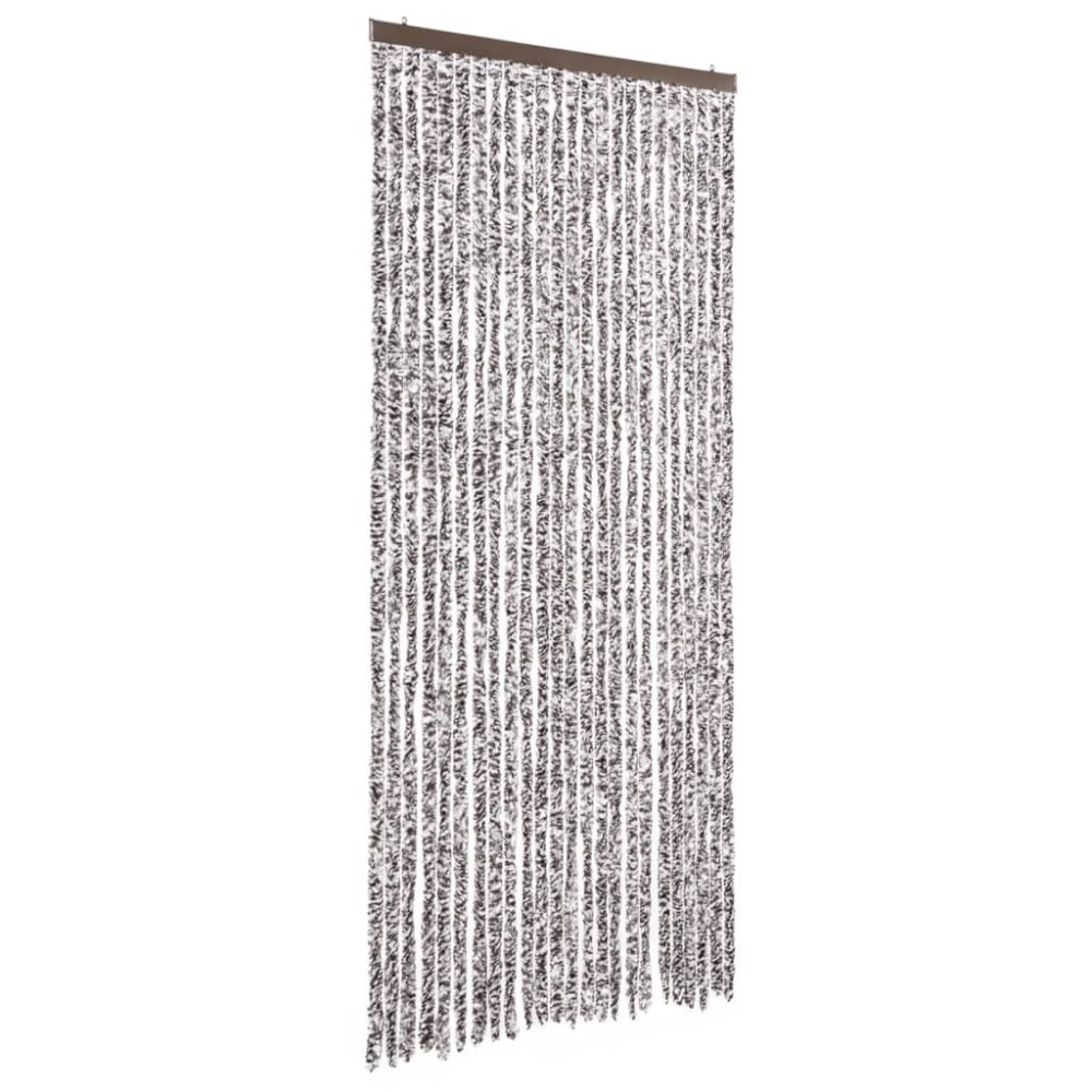 vidaXL Perdea pentru insecte, maro și bej, 100x220 cm, Chenille