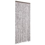 vidaXL Perdea pentru insecte, maro și bej, 100x220 cm, Chenille vidaXL Perdea pentru insecte, maro și bej, 100x220 cm, Chenille