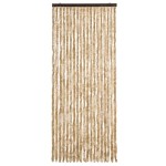 vidaXL Perdea pentru insecte, bej, 56x185 cm, Chenille vidaXL Perdea pentru insecte, bej, 56x185 cm, Chenille