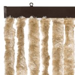 vidaXL Perdea pentru insecte, bej, 56x185 cm, Chenille vidaXL Perdea pentru insecte, bej, 56x185 cm, Chenille