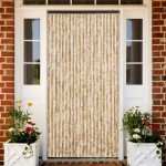 vidaXL Perdea pentru insecte, bej, 90x220 cm, Chenille vidaXL Perdea pentru insecte, bej, 90x220 cm, Chenille