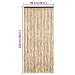 vidaXL Perdea pentru insecte, bej, 90x220 cm, Chenille vidaXL Perdea pentru insecte, bej, 90x220 cm, Chenille