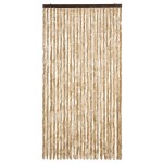 vidaXL Perdea pentru insecte, bej, 100x220 cm, Chenille vidaXL Perdea pentru insecte, bej, 100x220 cm, Chenille