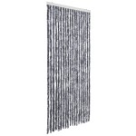 vidaXL Perdea pentru insecte, argintiu, 56x185 cm, Chenille vidaXL Perdea pentru insecte, argintiu, 56x185 cm, Chenille
