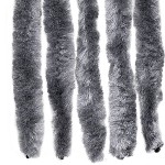 vidaXL Perdea pentru insecte, argintiu, 56x185 cm, Chenille vidaXL Perdea pentru insecte, argintiu, 56x185 cm, Chenille