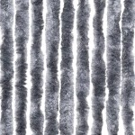 vidaXL Perdea pentru insecte, argintiu, 100x220 cm, Chenille vidaXL Perdea pentru insecte, argintiu, 100x220 cm, Chenille