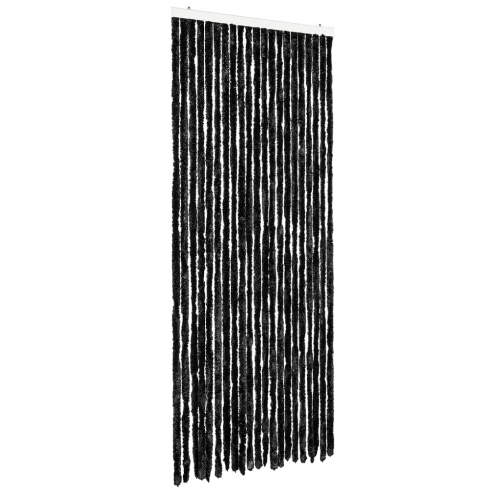 vidaXL Perdea pentru insecte, antracit, 90x220 cm, Chenille