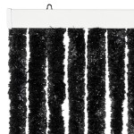 vidaXL Perdea pentru insecte, antracit, 90x220 cm, Chenille vidaXL Perdea pentru insecte, antracit, 90x220 cm, Chenille