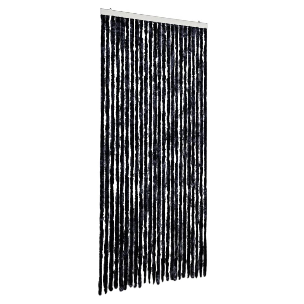 vidaXL Perdea pentru insecte, antracit, 100x220 cm, Chenille