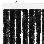 vidaXL Perdea pentru insecte, antracit, 100x220 cm, Chenille vidaXL Perdea pentru insecte, antracit, 100x220 cm, Chenille