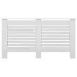 vidaXL Mască pentru calorifer, MDF, 152x19x81,5 cm, alb vidaXL Mască pentru calorifer, MDF, 152x19x81,5 cm, alb