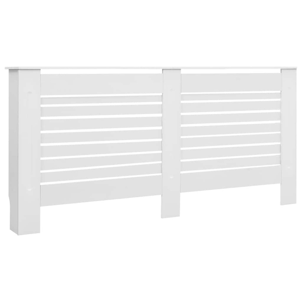 vidaXL Mască pentru calorifer, MDF, 172x19x81,5 cm, alb