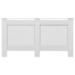 vidaXL Mască pentru calorifer, MDF, 152x19x81,5 cm, alb vidaXL Mască pentru calorifer, MDF, 152x19x81,5 cm, alb
