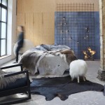 vidaXL Covor din piele de vacă naturală, negru, 150 x 170 cm vidaXL Covor din piele de vacă naturală, negru, 150 x 170 cm