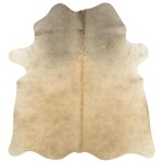 vidaXL Covor din piele de vacă naturală, bej, 150 x 170 cm vidaXL Covor din piele de vacă naturală, bej, 150 x 170 cm