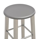 vidaXL Scaune de bar, 2 buc., antracit, MDF vidaXL Scaune de bar, 2 buc., antracit, MDF