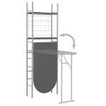 vidaXL Set mobilier bucătărie cu depozitare 3 piese negru, MDF și oțel vidaXL Set mobilier bucătărie cu depozitare 3 piese negru, MDF și oțel