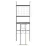 vidaXL Set mobilier bucătărie cu depozitare 3 piese negru, MDF și oțel vidaXL Set mobilier bucătărie cu depozitare 3 piese negru, MDF și oțel