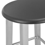 vidaXL Scaune de bar, 2 buc., argintiu, MDF vidaXL Scaune de bar, 2 buc., argintiu, MDF