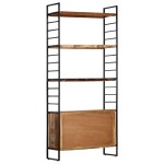vidaXL Bibliotecă cu 4 niveluri, 80 x 30 x 180 cm, lemn masiv reciclat vidaXL Bibliotecă cu 4 niveluri, 80 x 30 x 180 cm, lemn masiv reciclat