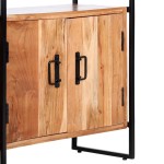 vidaXL Bibliotecă cu 4 niveluri, 80x30x180 cm, lemn masiv de acacia vidaXL Bibliotecă cu 4 niveluri, 80x30x180 cm, lemn masiv de acacia