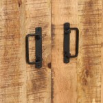 vidaXL Bibliotecă cu 4 rafturi 80x30x180 cm lemn masiv mango nefinisat