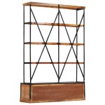 vidaXL Bibliotecă 4 rafturi 6 sertare 122x36x181 cm lemn masiv mango vidaXL Bibliotecă 4 rafturi 6 sertare 122x36x181 cm lemn masiv mango