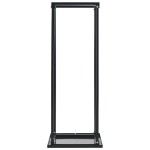 vidaXL Rastel lemne de foc, cu postament, negru, 37x37x113 cm, oțel vidaXL Rastel lemne de foc, cu postament, negru, 37x37x113 cm, oțel