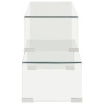 vidaXL Set măsuțe de cafea, 2 piese, 90x30x20/110x30x40 cm, sticlă