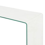 vidaXL Set măsuțe de cafea, 2 piese, 90x30x20/110x30x40 cm, sticlă
