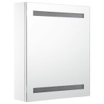 vidaXL Dulap de baie cu oglindă și LED-uri, 50x13,5x60 cm vidaXL Dulap de baie cu oglindă și LED-uri, 50x13,5x60 cm