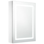vidaXL Dulap de baie cu oglindă și LED-uri, 50 x 13 x 70 cm vidaXL Dulap de baie cu oglindă și LED-uri, 50 x 13 x 70 cm