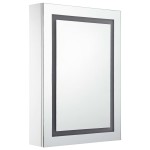 vidaXL Dulap de baie cu oglindă și LED-uri, 50 x 13 x 70 cm vidaXL Dulap de baie cu oglindă și LED-uri, 50 x 13 x 70 cm
