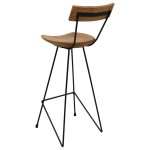 vidaXL Scaune de bar, 2 buc., lemn masiv de tec vidaXL Scaune de bar, 2 buc., lemn masiv de tec