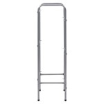 vidaXL Raft de depozitare pentru 3 lăzi, argintiu, 50x33x116 cm, oțel