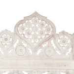 vidaXL Paravan cameră sculptat manual 5 panouri alb 200x165 cm mango vidaXL Paravan cameră sculptat manual 5 panouri alb 200x165 cm mango