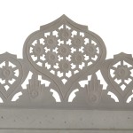 vidaXL Paravan cameră sculptat manual 4 panouri gri 160x165 cm mango vidaXL Paravan cameră sculptat manual 4 panouri gri 160x165 cm mango