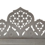 vidaXL Paravan cameră sculptat manual 5 panouri gri 200x165 cm mango vidaXL Paravan cameră sculptat manual 5 panouri gri 200x165 cm mango
