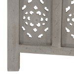 vidaXL Paravan cameră sculptat manual 5 panouri gri 200x165 cm mango vidaXL Paravan cameră sculptat manual 5 panouri gri 200x165 cm mango