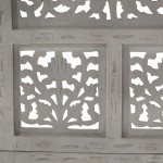 vidaXL Paravan cameră sculptat manual 4 panouri gri 160x165 cm mango vidaXL Paravan cameră sculptat manual 4 panouri gri 160x165 cm mango