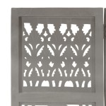 vidaXL Paravan cameră sculptat manual 3 panouri gri 120x165 cm mango vidaXL Paravan cameră sculptat manual 3 panouri gri 120x165 cm mango