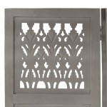 vidaXL Paravan cameră sculptat manual 5 panouri gri 200x165 cm mango vidaXL Paravan cameră sculptat manual 5 panouri gri 200x165 cm mango