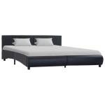 vidaXL Cadru de pat cu LED, negru, 180 x 200 cm, piele ecologică vidaXL Cadru de pat cu LED, negru, 180 x 200 cm, piele ecologică