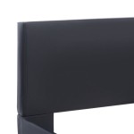 vidaXL Cadru de pat cu LED, negru, 180 x 200 cm, piele ecologică vidaXL Cadru de pat cu LED, negru, 180 x 200 cm, piele ecologică